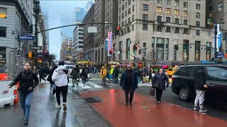 New York City LIVE Rainy Tuesday Afternoon  05 March 2024 [upl. by Prady]