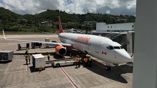 TRIP REPORT  Sunwing Airlines Boeing 737800  Elite plus  Montreal YUL to Montego Bay MBJ [upl. by Stead865]