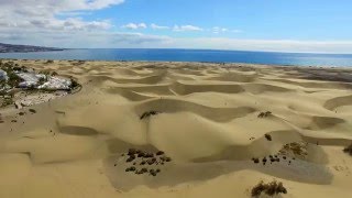 Playa del Ingles und Dunas de Maspalomas aus der Luft  from the air [upl. by Gonta]