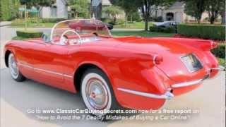 1954 Chevrolet Corvette Convertible Classic Muscle Car for Sale in MI Vanguard Motor Sals [upl. by Keen]