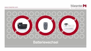 Batteriewechsel beim Handsender mit MultiBit 2 Generation  Marantec [upl. by Tzong843]