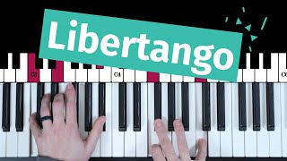 Libertango piano tutorial [upl. by Anotyal]