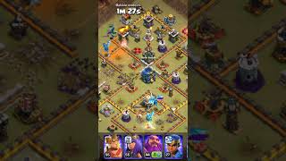 three star damage in war weekend coc trending gaming [upl. by Lyndon665]