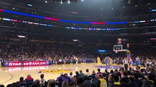 Lakers Section 112 row 5 Cryptocom Arena View from your seat [upl. by Arvell788]