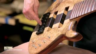 How to Build a Bass Guitar  Step 15  Pickups and Electronics [upl. by Losse]