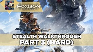 Horizon Zero Dawn  Stealth Walkthrough HARD PS4 Pro  Part 15 quotThe Pastquot  CenterStrain01 [upl. by Ojybbob]