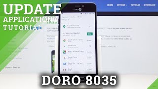 How to Update Apps in DORO 8035 – Apps Actualizations [upl. by Yehudit]