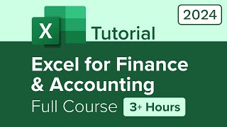 Excel for Finance and Accounting Full Course Tutorial 3 Hours [upl. by Noiramaj]