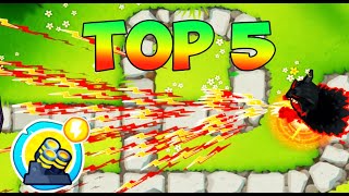 Top 5 BEST Strategies in Bloons TD6 [upl. by Aciretehs481]