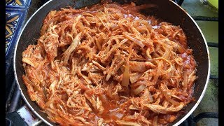 Tinga de pollo con chipotle muy fácil [upl. by Sugden]