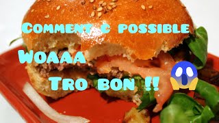 😱INCROYABLE Hamburger 🍔 pour débutants [upl. by Mohandis184]