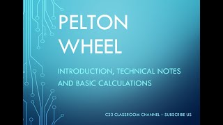 Pelton Wheel Tutorial 03  Velocity triangle whirl velocity blade angle and turbine efficiency [upl. by Slack]