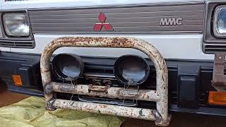 Modifikasi Mitsubishi L300 Van  After mounting the Mitshubishi L300 Bull Bar [upl. by Perr]