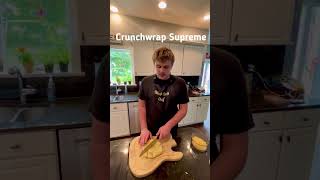 Ditch the drive thru and make a Crunchwrap supreme with me cookingathome foodie food trending [upl. by Retsbew]