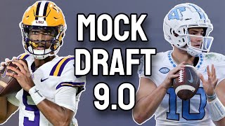 NFL Mock Draft 90  Surprise Trades  More [upl. by Floss]