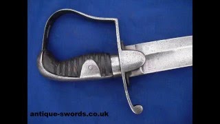 British 1796 pattern light cavalry sabre [upl. by Celle]