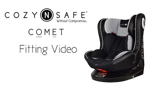 Cozy N Safe Comet Group 0123 Child Car Seat Fitting [upl. by Atnovart590]