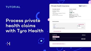 Process private health insurance claims with Tyro Health  Halaxy [upl. by Brasca94]