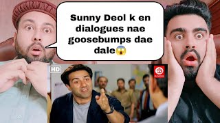 Farz Movie Sunny Deol Best Dialogues Scene  Pakistani Reaction [upl. by Linker]