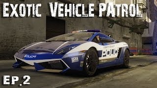 GTA 4  LCPDFR 10 Sports Car Patrol 2 Lamborghini [upl. by Anoek]