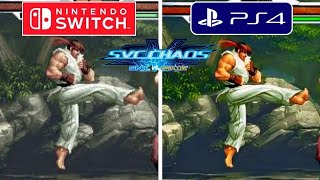 SNK vs Capcom SVC Chaos PS4 vs Nintendo Switch Graphics Comparison [upl. by Laram]