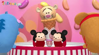 Disney Tsum Tsum Festival  Ice Cream Stacker  ZigZag Kids [upl. by Notyarb]