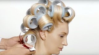 Nicolas Jurnjack Hair Tutorial  How To Create Style with Hair Rollers [upl. by Allenod]