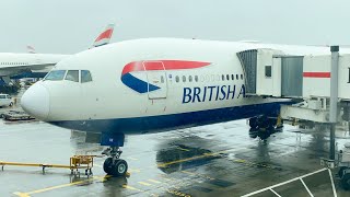 British Airways 777200ER Takeoff London Heathrow International airport LHR [upl. by Channing]