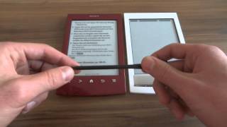 Sony Reader PRST2 Review germandeutsch [upl. by Yci921]