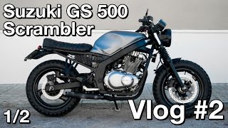 Presentación Suzuki GS 500 Scrambler Cafre Racer Parte 1  Motovlog 2 [upl. by Finbur]