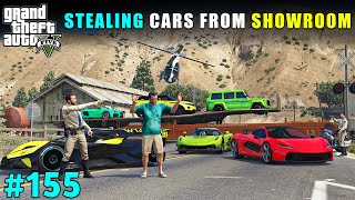 STEALING CARS FROM TECHNO GAMERZ SHOWROOM  GTA V GAMEPLAY 155  TECHNO GAMERZ GTA 5 [upl. by Leigha540]