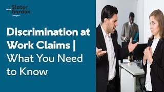 Discrimination at Work Claims  What You Need to Know [upl. by Hsu26]