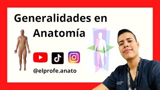 ​​📚​​Generalidades en Anatomía I anatomía elprofedeanato generalidades planos posición [upl. by Anauqes]