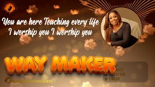 Sinach – Way Maker Karaoke Instrumental  Lyrics With Backing Vocals [upl. by Edholm731]