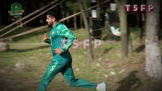 Babar Azam In Army Training CampBabar Azambabarazam babareleven trending cricketstar [upl. by Hillari]