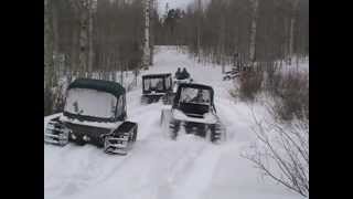 Argo 8x8s with snow tracks riding in Wyoming [upl. by Oikim]