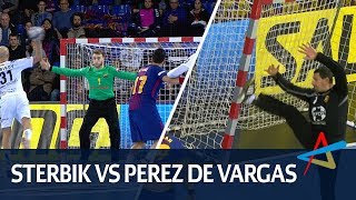 Sterbik vs Perez de Vargas  Round 11  VELUX EHF Champions League 201718 [upl. by Sheline]