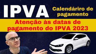 IPVA 2023  Atenção ao calendário de pagamento do seu estado  Cota única e descontos [upl. by Ollayos]