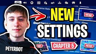 Peterbots NEW Settings In Fortnite Chapter 5 BEST STRETCHED RES [upl. by Eilah5]