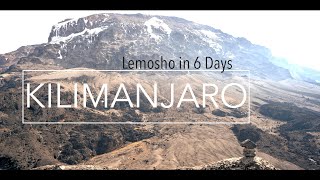 KILIMANJARO  Lemosho Route in 6 Days [upl. by Fulcher898]