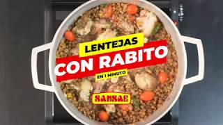 Cómo preparar Lentejas con Rabo de Cerdo  Recetas [upl. by Erbas]