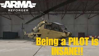 Being a PILOT in Arma Reforger is INSANE [upl. by Yeneffit]