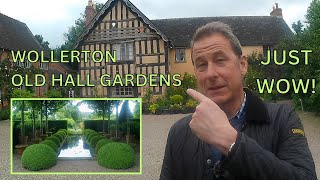 Wollerton Old Hall Garden  Walking Tour  Garden Tourbeautiful small garden [upl. by Aicekan]