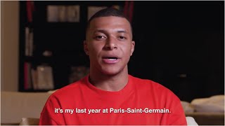 KYLIAN MBAPPE ANNOUNCES HES LEAVING PSG kmbappeIG [upl. by Canter25]