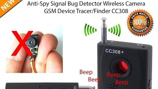 SPY DETECTOR CC308 SPYCAM IPCAM CCTV DETEKTOR [upl. by Rephotsirhc700]