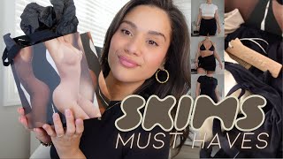 SKIMS MIDSIZE MUST HAVES  amp try on [upl. by Aicilla215]