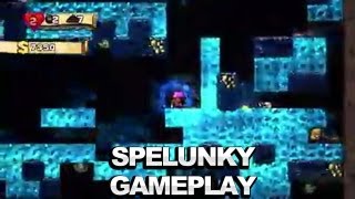 Spelunky  Ice Caves Gameplay [upl. by Nylaret]