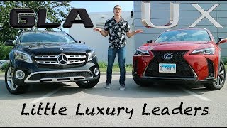 WHEEL 2 WHEEL  Lexus UX vs Mercedes GLA [upl. by Nysa]