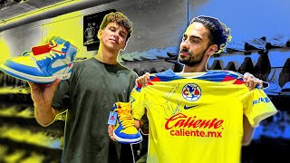 Igor Lichnovsky comprando sneakers EL FUTBOLISTA CON MÁS FLOW [upl. by Ecadnac]