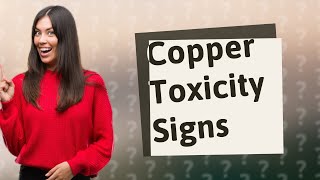 What are the symptoms of copper toxicity in plants [upl. by Tiebout]